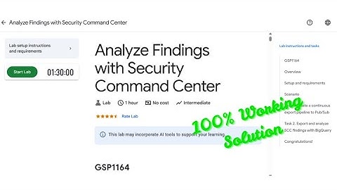 Analyze Findings with Security Command Center | #GSP1164 | #qwiklabs #arcade #googlecloudskillsboost