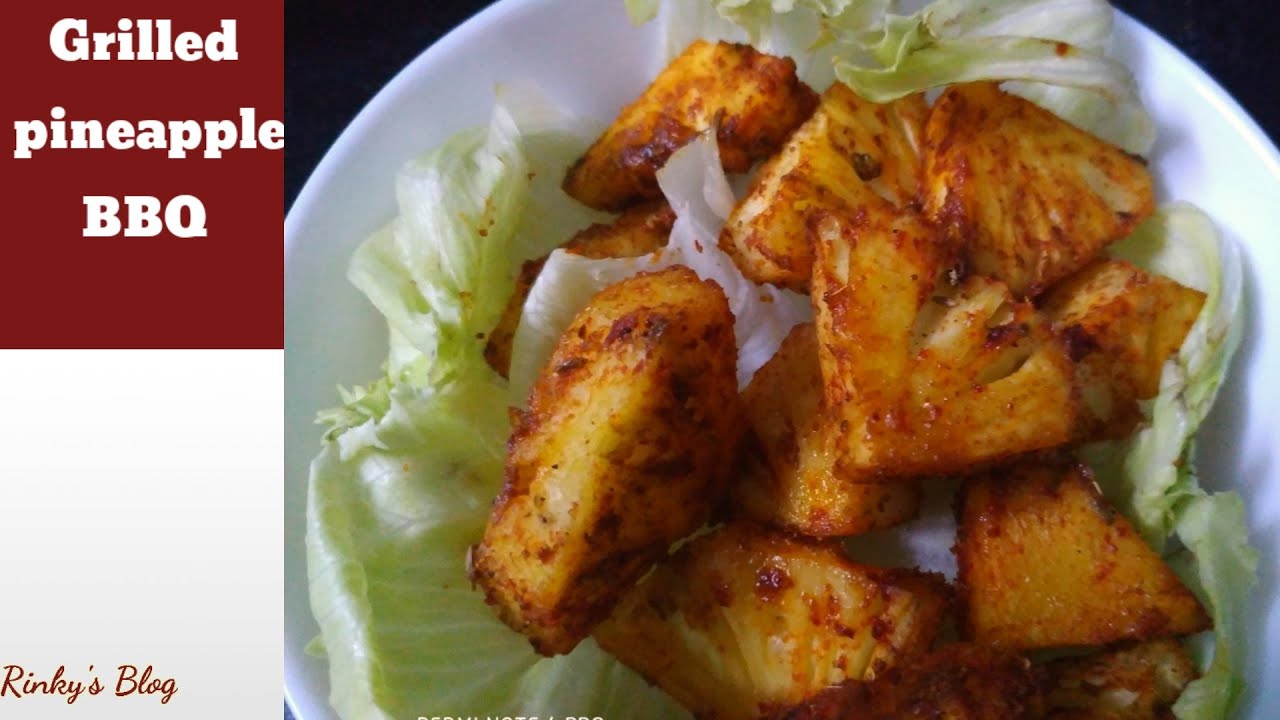 Grilled Pineapple Air fryer BBQ pineapple Barbeque Nation style