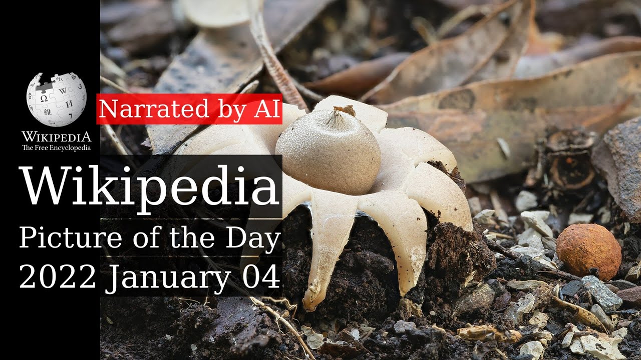 Wikipedia Picture of the Day: 2022-01-04 - Geastrum triplex (Narrated by Salli)