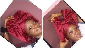 how to tie sego gele for beginners #segogele#gele #simplegele #headwrap
