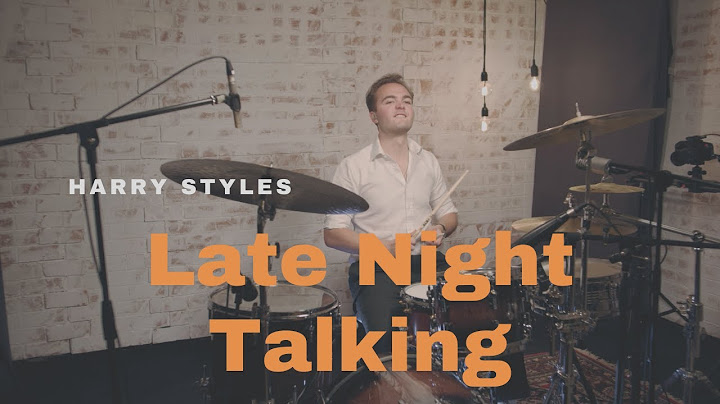 Late Night Talking Drums version - Drums performance video thumbnail