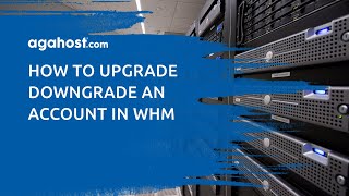 How to upgrade or downgrade an account in WHM