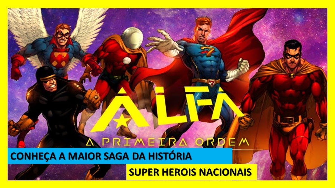 ALFA - A Primeira Ordem. Parte 1  Super herois brasileiros, Filmes super  herois, Super herói