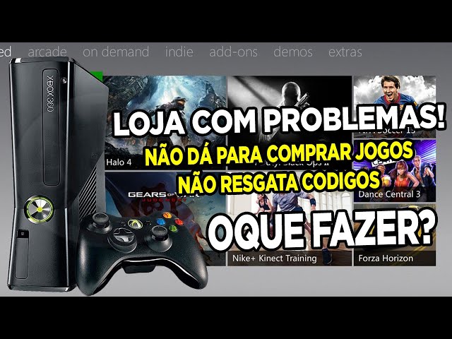 A LOJA DE MIDIA DIGITAL DO XBOX 360 ESTÁ QUEBRADA! - NINGUÉM ESTÁ  CONSEGUINDO COMPRAR MAIS JOGOS 