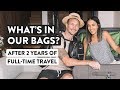 WHAT WE PACK FOR TRAVEL FULL-TIME | Minimalist travel bag packing