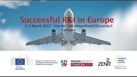 Successful R&I in Europe 2017 - 8th European Networking Event - Invitation