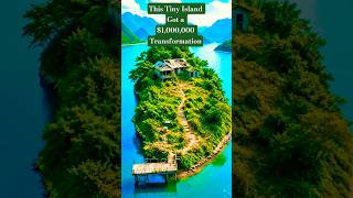 This Tiny Island Got a $1,000,000 Transformation. #restoration #pool #backyard #satisfying #asmr