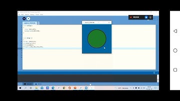membuat skestsa lingkaran dengan Ellipse di processing - zoom