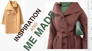 Me made funnel coat. Inspired by Acne Studios coat.
