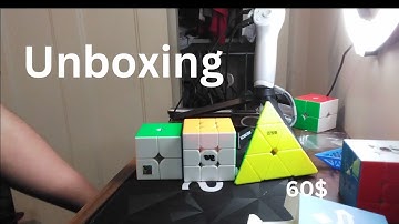 (UNBOXING) Yoo cube eco II, Moyu RS2M Evolution, QIYI MS Pyraminx. @CubeHead @thecubicleofficial