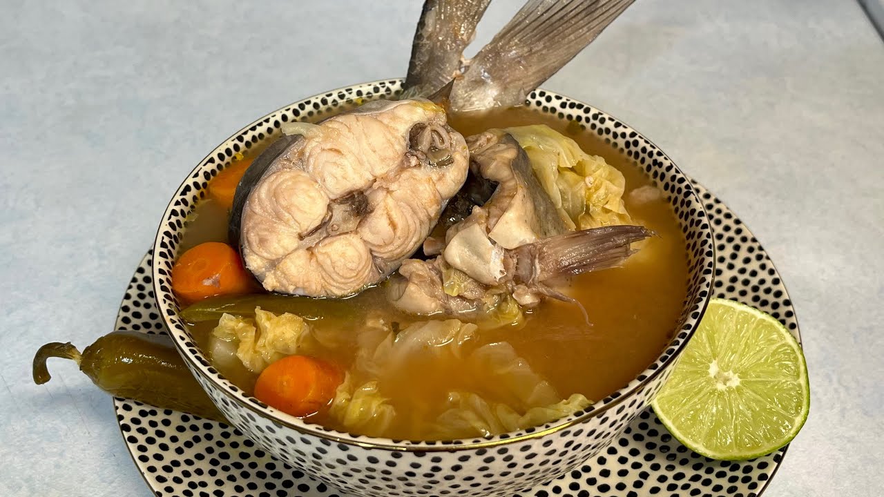 🔴 caldo de pescado bagre o cuete ￼en vivo