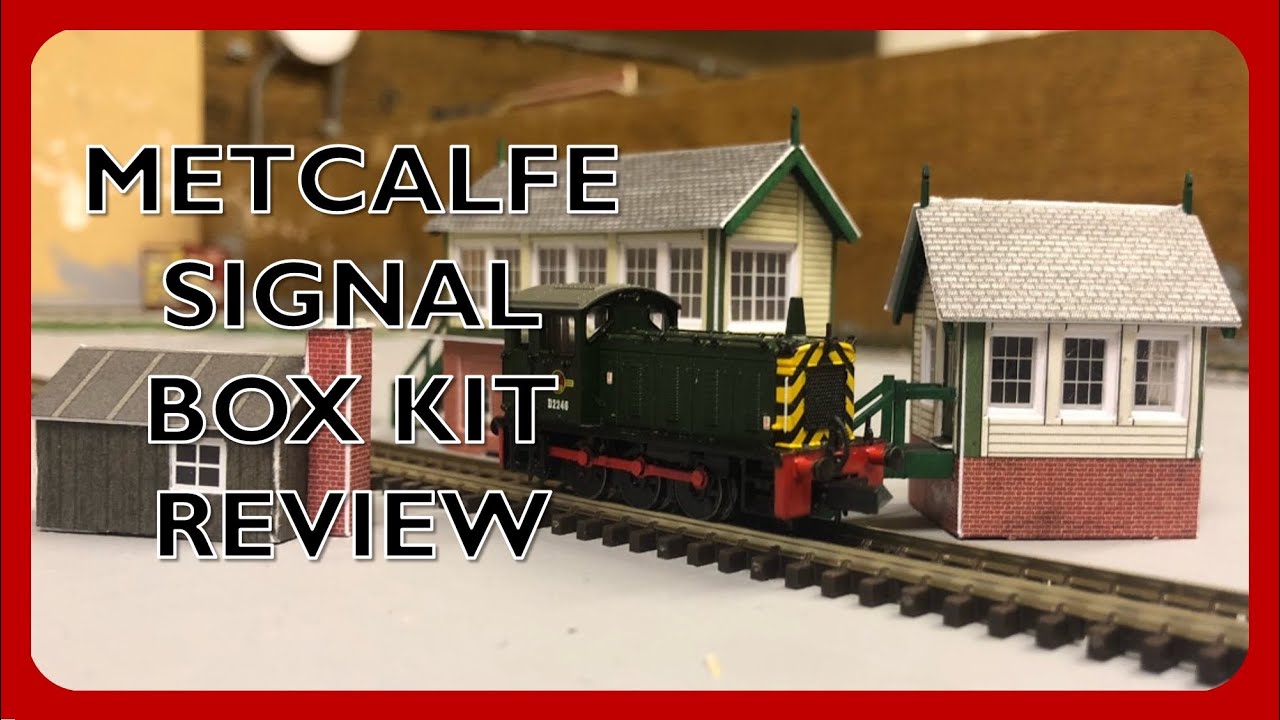 Metcalfe Signal Box Card Kit | Roof Railways Reviews - YouTube
