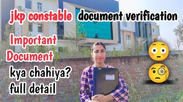 Jkp constable document verification// #jkp #jkpolice  #jkssb #jkssbjobs #police #constable #viral