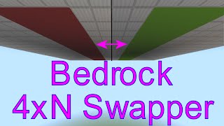 Tutorial: Simple, Bedrock 4xN Ceiling Block Swapper [Bedrock 1.21+]