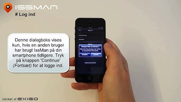 Hvordan man bruger IssMan # Log ind