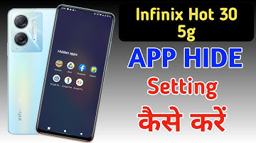 How to hide apps in Infinix hot 30 5g /Infinix hot 30 5g app hide/app hide setting