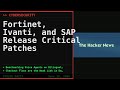 Fortinet Patches + SAP Updates + Checkout Flows | SysLog Daily