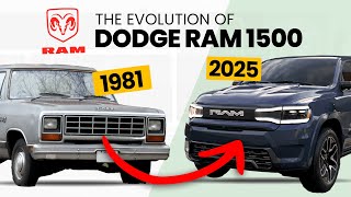 DODGE RAM Evolution | All 1500 models TIMELINE | 1981-2025