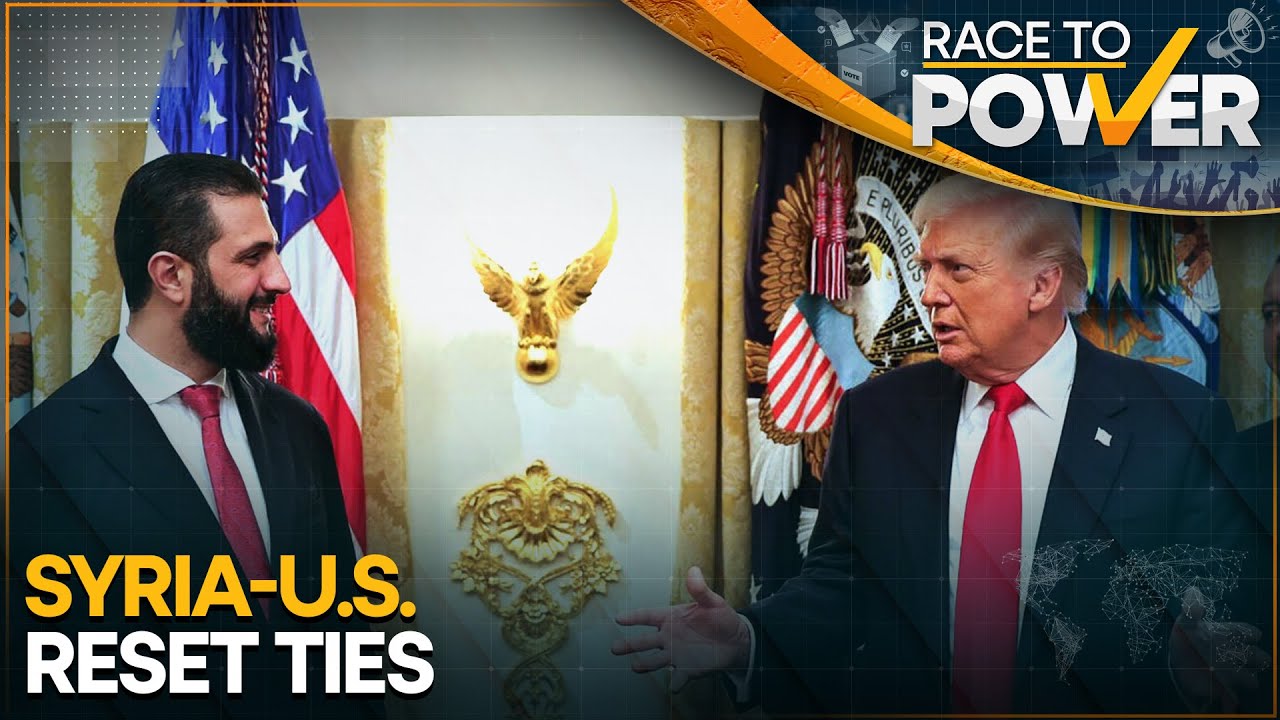 U.S.-Syria: Trump, Ahmed Al-sharaa Hold Historic Meeting | Race To Power