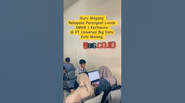 Kegiatan Guru Magang Jurusan Rekayasa Perangkat Lunak di PT Universal Big Data Malang