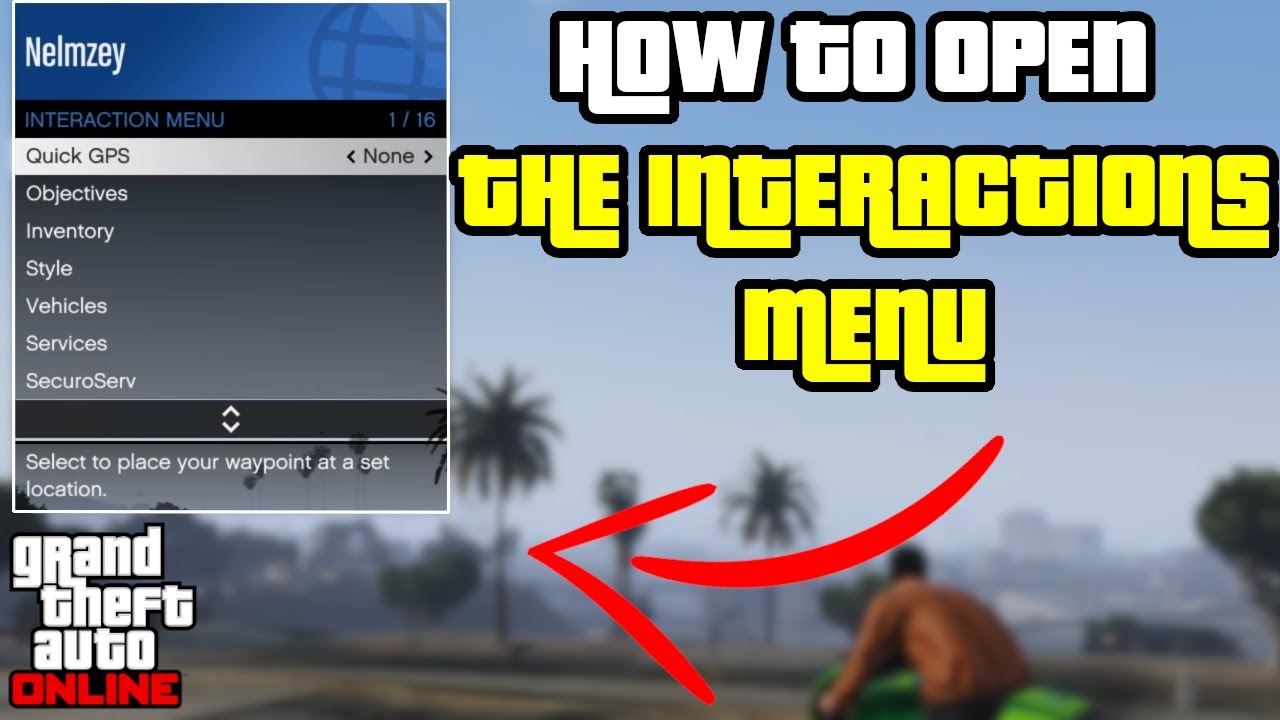 How to open the Interaction Menu in GTA 5 Online on PS4, Xbox One