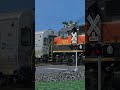 LIRR DIESEL (Train #1434) on the Port Western Branch passing by West Grade Crossing