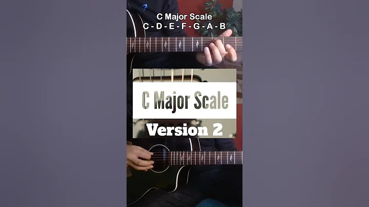 C Major Scale V2 | Guitar Scales | Guitar Theory with Aman Verma #guitarscale