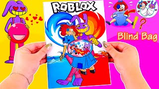 🎪Paper DIY 🎪 Roblox Digital Circus Ragatha & Jax Pregnant Compilation - Outfit Blind Bag 블라인드백 ASMR