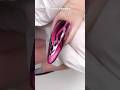 Red silk nail art is easier than you think ❣️