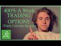 Making 400% Per Week, Trading Options! Triple Calendar Spreads | Halcyon Trader