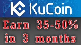 Earn Crypto 35-50 without doing nothing with KCS Lock Up Kucoin