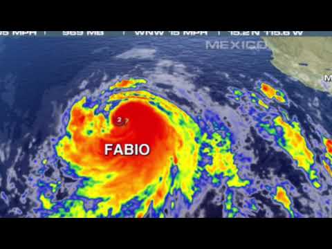 newspaper mockup Hurricane of Mexico coast to generate dangerous SF waves