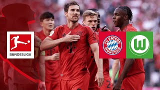 HIGHLIGHTS | FC Bayern München vs. VfL Wolfsburg (Bundesliga 2023-24)