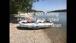 Takacat 420LX Hydrofoil Hybrid Catamaran