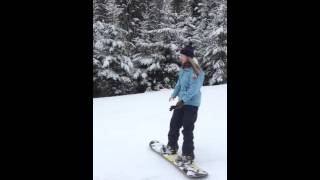 Lisa & Vitali on snowboard