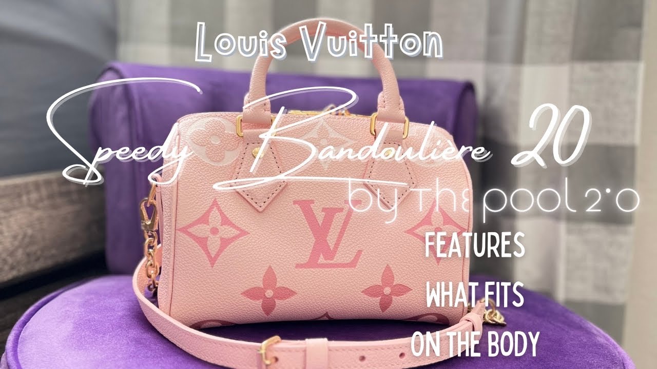 Louis Vuitton Pink Speedy 20 by the pool 2.0/ US vs EU price  difference/Features/What fits/Mod Shots 