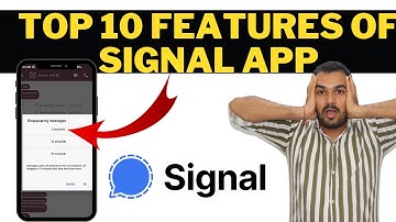 Top 10 Features Of Signal App in Hindi | Top 10 Tips & Tricks of Signal App 2021
