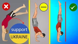How to do a handstand fast - 17 Exercises for Step by step Workout