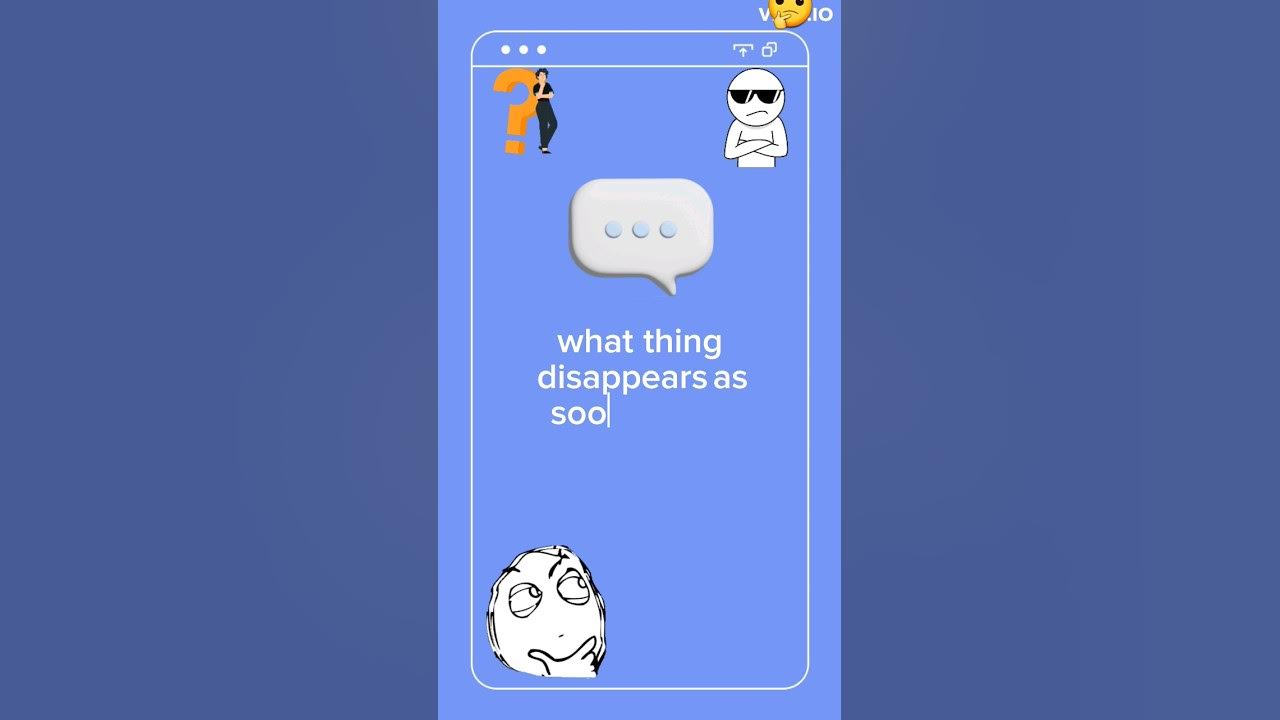 what-thing-disappears-as-soon-as-you-say-its-name-shorts-youtube