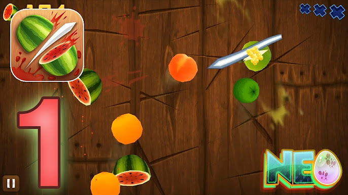 Fruit Ninja - Gameplay Walkthrough Part 2 - Classic (iOS, Android) 