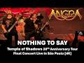 Angra Live - Nothing to Say - 20th Anniversary Tour Final Concert [4K]