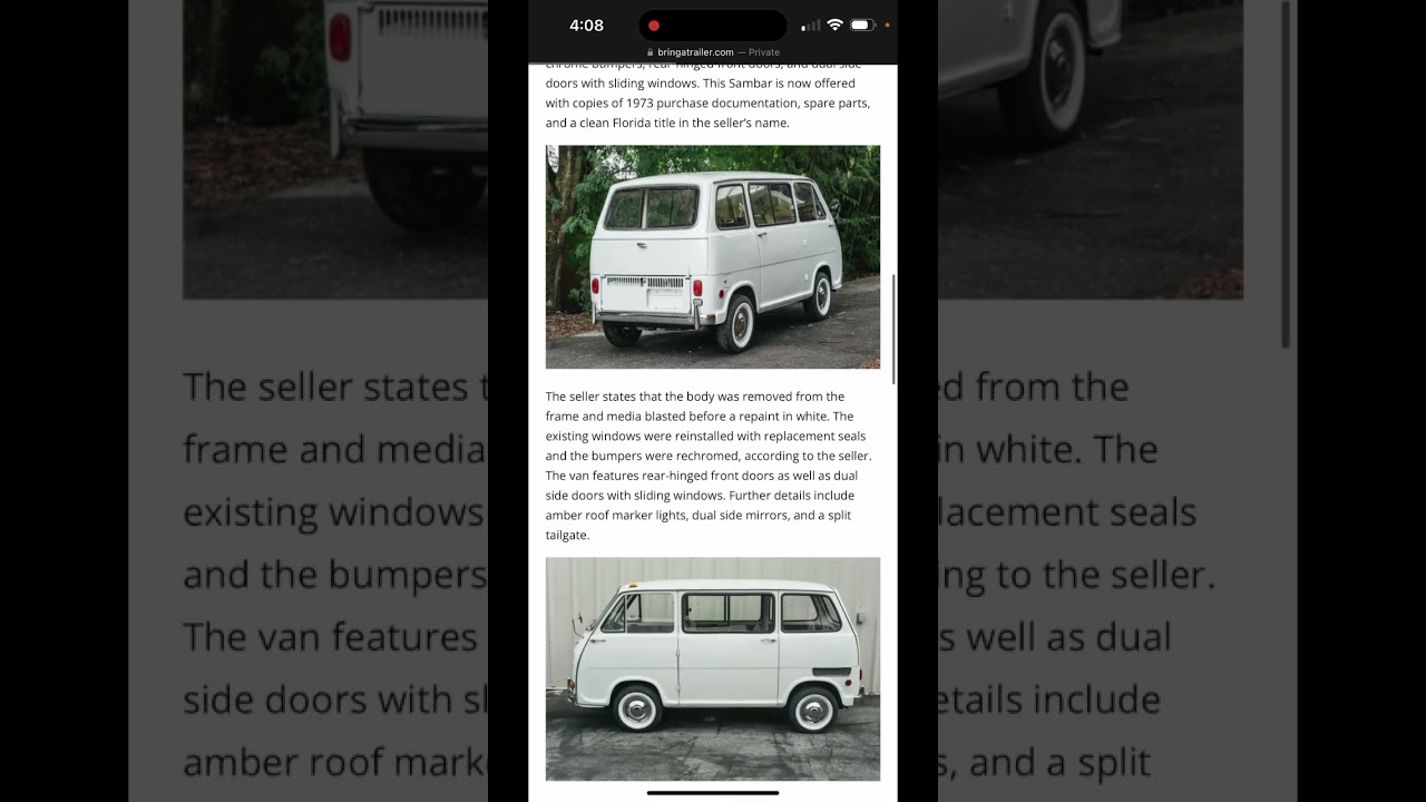 1970 Subaru Sambar on BaT - Auction Review