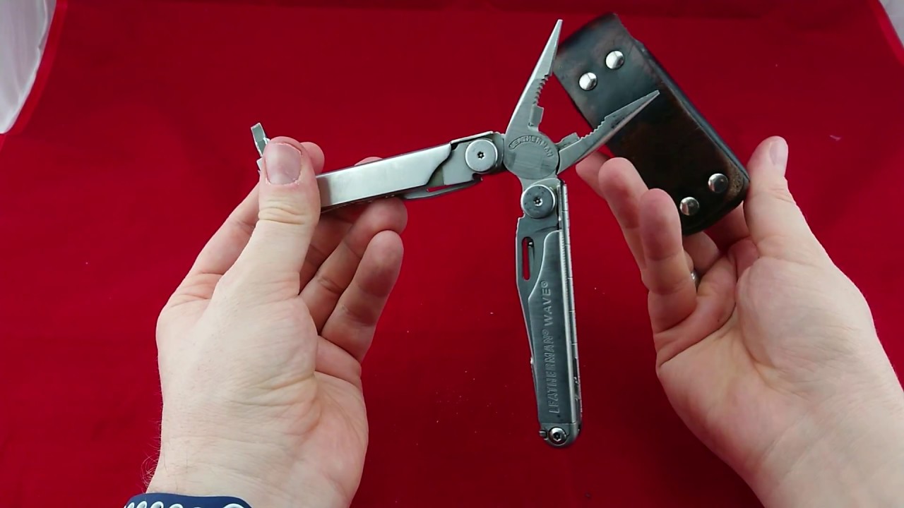 Leatherman Wave multitool all features overview YouTube