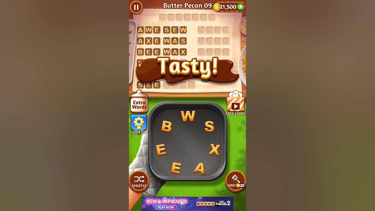 Word Cookies Butter Pecan 9 Word Cookies Answers YouTube