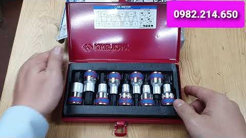 Bộ Đầu Tuýp Lú Đầu Lục Giác 9 Chi Tiết 1/2 Kingtony model 4110pr