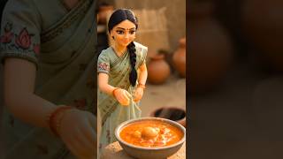 miniature doll cooking chole ki sabji #ai #aivideo #cooking #recipe #shotviral