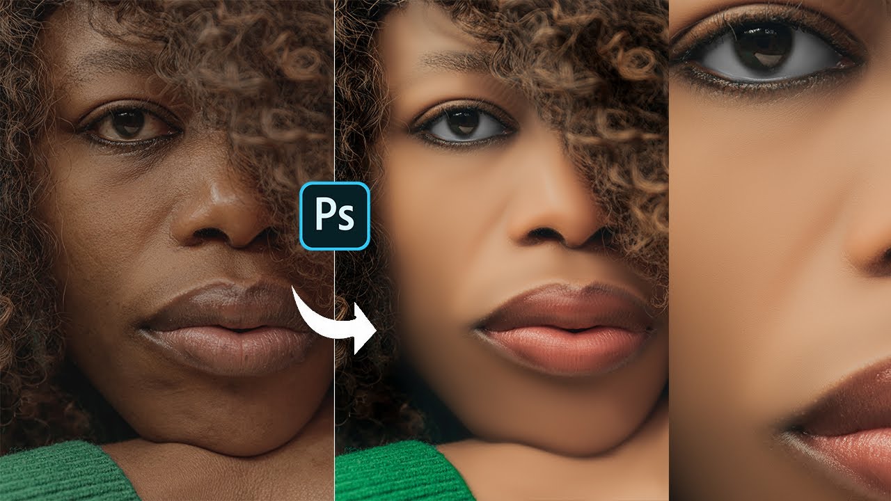 High-End Skin Retouching & Sculpting in Photoshop 2023 - Ps Tutorial By ...