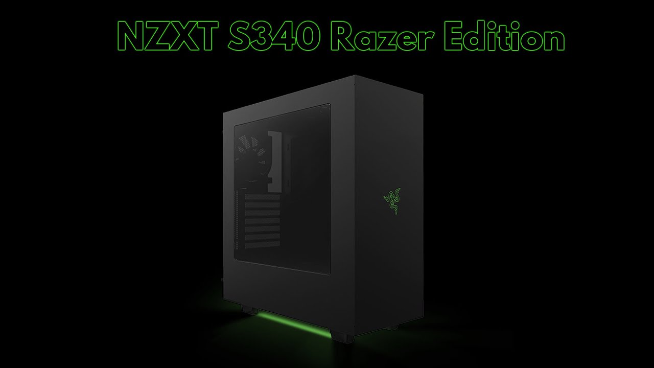 NZXT S340 Razer Edition Closer Look - YouTube