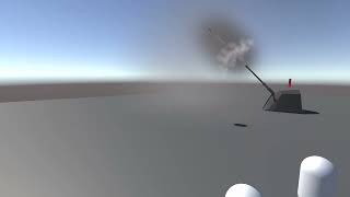 Naval Cannon (Bofors 57) Unity 3D & Blender Practice