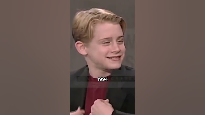 Macaulay Culkin Evolution |  Kevin McCallister | Home Alone